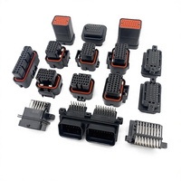 Connecteur automobile rectangulaire mâle/femelle 26/34 broches IP68 3-1437290-7 / 4-1437290-0, prise de faisceau de câblage 6437288-Pin Socket Made
