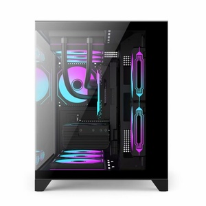 Groothandel Aluminium Gaming Pc Case Gehard Glas Paneel Full View Desktop Computerkast Rgb Matx Case Pc Kast Behuizing Voor Pc - Product Image 5