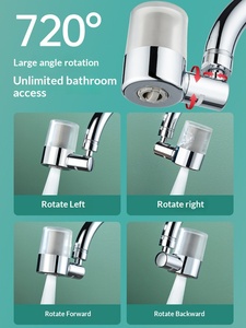 Prolongateur de Robinet de Cuisine Rotatif Universel avec <span class=keywords><strong>Filtre</strong></span> en Coton PP et Dispositif Moussant Universel Anti-éclaboussures - Product Image 2
