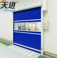 Tissu en bâche PVC industriel de TianJin pour portes enroulables et rouleaux de bâche pour portes à enroulement rapide