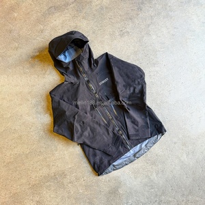 Veste coupe-vent de haute qualité fabriquée sur mesure, vêtements de rue tendance, veste en nylon imperméable et coupe-vent - Product Image 2
