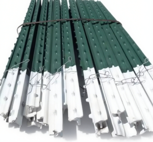 Poste en T de Acero Americano Galvanizado o Poste en T Tachonado Verde para Cercas de Granja y Jardín - Product Image 1
