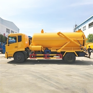 Camión de Succión de Aguas Residuales Dongfeng 12000L 4X2 12CBM 15M3, Camión de Eliminación de Aguas Residuales y Succión de Fosas Sépticas - Product Image 3