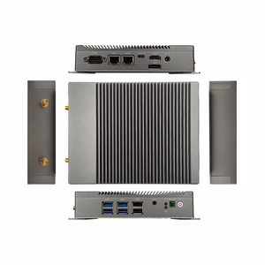 Qunshi 12th Gen Minipc Intel N100 N300 Firewall Router PfSense OPNsense Mini computadora Caja de metal Sin ventilador Industrial Mini <span class=keywords><strong>Pc</strong></span> - Product Image 1