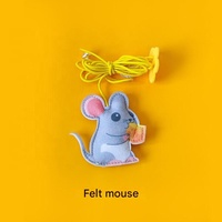 Bestseller Interaktives Katzen spielzeug Lovely Fun Self-Hi Swing Hängende Tür Alle Größen Passend für Katzen Plüschs eil Feder Nachhaltige Hunde