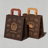 Sacs de courses en kraft recyclables robustes et personnalisables avec poignées en corde plates – Fournisseur d'usine pour les industries du vêtement et de la chaussure