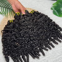 Extensions de cheveux vierges cambodgiens bouclés birmans bruts, mèches de cheveux humains d'un seul donneur, tissage de cheveux vierges, boucles spiralées rebondissantes 3c 4a