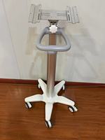 Chariot médical MT-MEDICAL Top 1 pour moniteur ECG, support en aluminium, hauteur réglable, 5 roulettes, mobilier hospitalier du Guangdong avec certifications ISO et CE