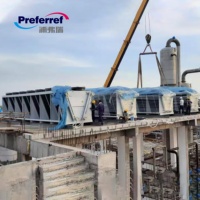 Refroidisseur sec Preferref avec refroidissement par immersion Refroidisseur d'air liquide Caractéristiques adiabatiques Rideau d'eau Refroidissement par immersion Refroidisseur d'air sec