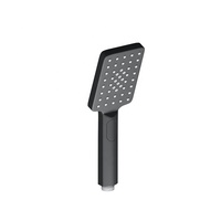 Ensemble de douche carrée en laiton, finition brillante, luxe contemporain, salle de bains, pomme de douche, corps principal en laiton