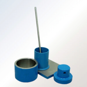 Kit d'essai robuste pour le compactage des agrégats, comprenant un plongeur de mesure cylindrique en acier doux et une tige de compactage, pour ingénieurs civils - Product Image 3