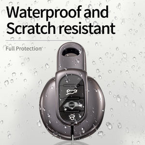 Housse de clé de voiture en cuir pour BMW <span class=keywords><strong>MINI</strong></span> <span class=keywords><strong>COOPER</strong></span> S ONE JCW F54 F55 F56 F57 F60 CLUBMAN COUNTRYMAN Porte-clés à distance - Product Image 5