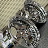 Nouvelles jantes noires Juwa 18 Racing Wheel Deep Dish S1 5*114.3 5*120 5*100 5*112 Largeur 8.5J/9.5J/10.5J pour voiture de tourisme 40mm