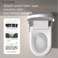 Style nord-américain fonctionnement automatique chasse d'eau salle de bain intelligente wc s piège toilettes sanitaires électrique toilette intelligente