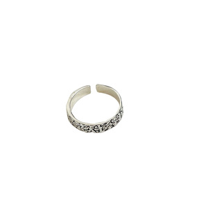 Yinruitai 925 Sterling Silver Irregular Textured <b>Open</b> <b>Ring</b> Women Korean Style Index Finger Jewelry Everyday Wear - Product Image 5