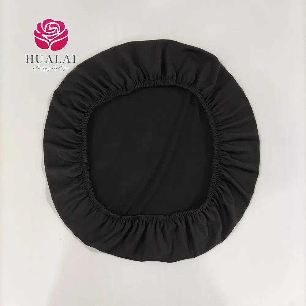 काले अच्छा कस्टम फिट भोजन कपड़े दुल्हन पूर्ण मखमल सादे सीट कवर शादी कुर्सी स्पैन्डेक्स के लिए 4*4 गर्मियों