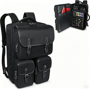 Étui de transport pour DJ avec protection en mousse antichoc, personnalisable, sac pour lecteur de musique, sac pour contrôleur DJ, porte-instruments de musique - Product Image 1