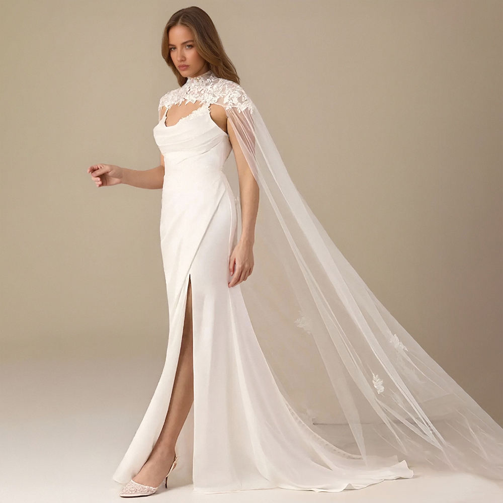 White Bolero Jacket Wedding Dress Elegant Versatile