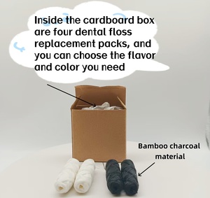 Hilo Dental Vegano Ecológico de Carbón de Bambú Orgánico Personalizado - Product Image 5