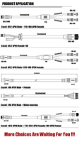 M12-Kabelbaugruppe Stecker zu Buchse Ip68 Wasserdicht Benutzer definiert 90 Grad 3 5 6 12 17-poliger M12-Sensor 4-poliger 8-poliger Stecker M12-Kabel