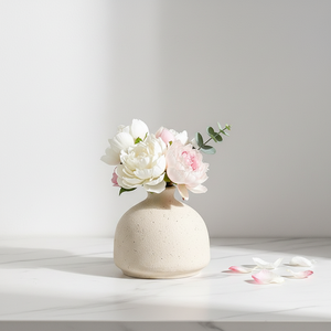 <span class=keywords><strong>Vase</strong></span> en <span class=keywords><strong>porcelaine</strong></span> décoratif pour la maison, style moderne minimaliste, blanc crème moucheté, céramique émaillée mate, fait main, <span class=keywords><strong>vase</strong></span> <span class=keywords><strong>à</strong></span> fleurs - Product Image 4