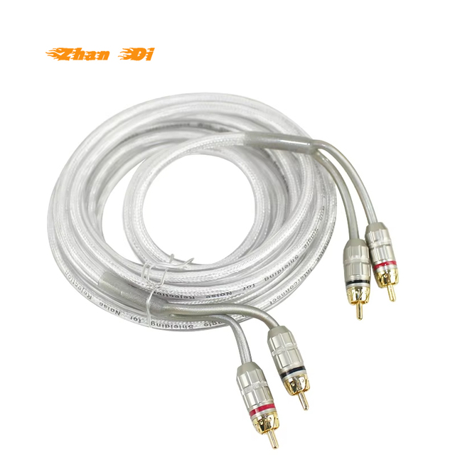 High Quality RCA Audio Connector Cable for Car Amplifier New Condition with 1 Year Warranty