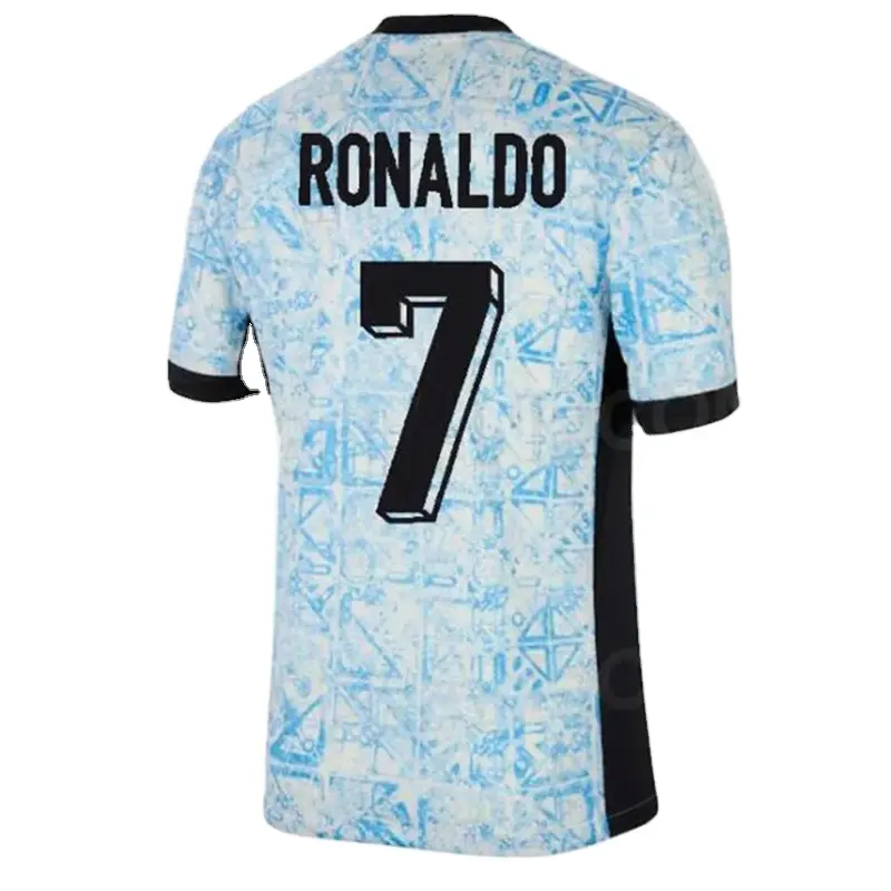 2024 2025 großhandel thailändische qualität europa-cup portugal nationalmannschaft ronaldo fußballtrikot fußballtrikot sportbekleidung uniform