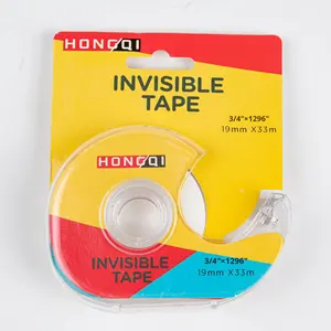 Ruban adhésif invisible petit format pour étudiants, pour corriger les erreurs, design coquille d'escargot, écriturables, <span class=keywords><strong>coupe</strong></span>-ruban inclus, pour cartes suspendues - Product Image 1
