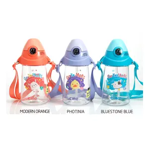 Groothandel 450Ml Custom Logo Melk Carton Baby Water Fles Plastic Draagbare Kids Bpa Gratis Fles