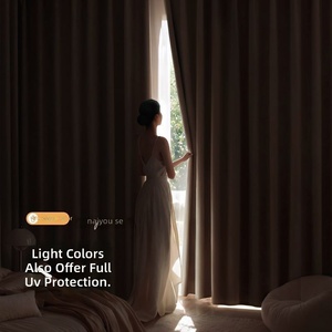 <span class=keywords><strong>Tende</strong></span> Oscuranti in Ciniglia e Sherpa, Design Moderno Minimalista in Tonalità Crema, Personalizzabili per Uso in Soggiorno in Tutte le Stagioni - Product Image 5