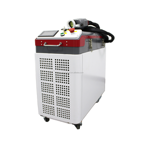 Machine de nettoyage au laser pulsé miniature de qualité industrielle, refroidie par air, nettoyeur laser portatif, élimination de la rouille, de l'oxyde, de la peinture, de la colle et des résidus sur le <span class=keywords><strong>bois</strong></span> - Product Image 3