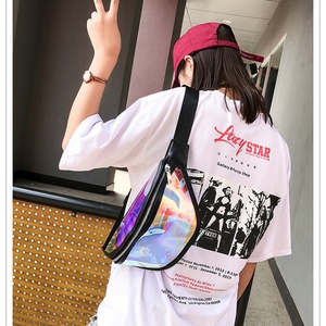 Boshiho Clear Crossbody <b>Purse</b> Stadium Approved PU Leather Clear Concert Bag PVC Lady Single Bag Pvc Transparent Bag - Product Image 4