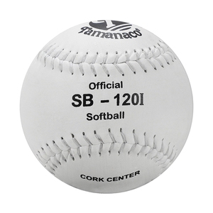 Palla da Softball <span class=keywords><strong>Tamanaco</strong></span> SB-120I in Pelle Spaccata Bianca da 12 Pollici con Anima in Sughero per Allenamento, Vendita all'Ingrosso - Product Image 5