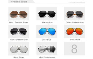 Para <span class=keywords><strong>KINGSEVEN</strong></span> 2021, gafas de sol polarizadas para hombre, marco de aleación de titanio, espejo piloto, gafas de policarbonato para hombres y mujeres, modelo 7730 - Product Image 6