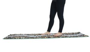 Heetverkopende fabrieksdirecte voetmassagemat van natuurlijke kiezels voor ontspannende voetacupressuur - Product Image 3