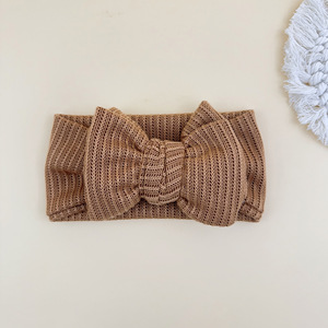 Bandeau pour bébé style Ins, européen et américain, nouveau modèle d'hiver, <span class=keywords><strong>à</strong></span> nœud double couche avec nœud, protège la fontanelle, pour tout-petits de 0 <span class=keywords><strong>à</strong></span> 3 ans - Product Image 6