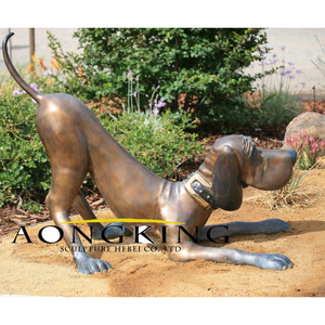 Tùy chỉnh kim loại đồng điêu khắc của tuyệt vời <span class=keywords><strong>Dane</strong></span> Dog handmade Pet bức tượng chân dung bằng cách sử dụng đúc kỹ thuật - Product Image 3