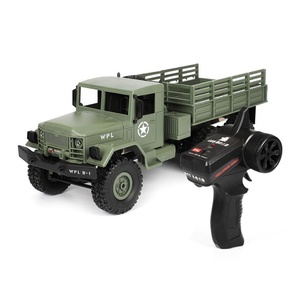 รถบรรทุก<span class=keywords><strong>ทหาร</strong></span>บังคับวิทยุ Wpl ขนาด 1:16 แบบหก ล้อ รุ่น M35 สำหรับขับขี่ออฟโรด 4 ช่องสัญญาณ ระยะควบคุม 30 เมตร พร้อมใช้งาน - Product Image 4