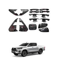 NOUVEAU Kit Carrosserie Complet en Carbone 6 Pièces pour Toyota Hilux 2020-2021 – Accessoires Extérieurs et Garnitures