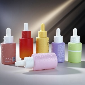 Customized Skincare Colored Empty 30ml 1oz Luxury Serum Oil Dropper Bottle 50 ml Luxury Serum Bottle with Rose Gold Cap - Product Image 4