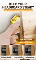 Rehausseurs de pieds de meubles pour bureau, table, canapé, chaise, lit, armoire – Blocs d'augmentation de hauteur réglables, antidérapants et empilables