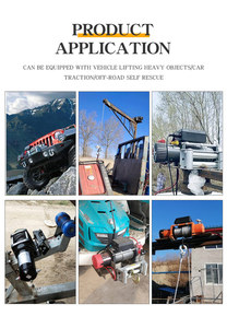 Treuil électrique de levage pour travaux de construction, d'exploitation minière, de sauvetage, de camions tout-terrain, de grues de voiture, de câbles en acier - Product Image 6