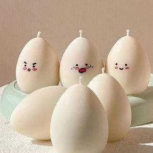 Eco-Friendly Beeswax Cute <strong>Egg</strong>-Shaped Art <strong>Candles</strong> for Baby Shower Decoration - Product Image 2