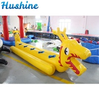 Bateau de ponton gonflable remorquable, prix d'usine, pour Jet Ski, Tube de Ski gonflable Dragon Boat