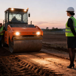 Con Ruction Equipment Road Roller Machine con buenas condiciones SR22MP Road Roller - Product Image 3