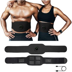 Ceinture abdominale Minghuangda avec affichage et fonction de charge, modèle EMS, tissu lavable pour usage domestique et fitness - Product Image 1