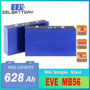 EVE認定 3.2V 280Ah/314Ah MB31 グレードA 8000+サイクル LiFePO4バッテリー 12V <span class=keywords><strong>24V</strong></span> 48V 51.2V バッテリーケース用 - Product Image 4