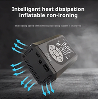 New Portable Tire Inflator Air Compressor with Battery Digital Screen Emerncy LED Light for Tire Inflation