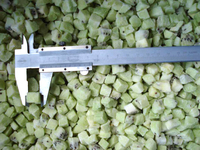 Fruits de kiwi verts entiers surgelés IQF en vrac