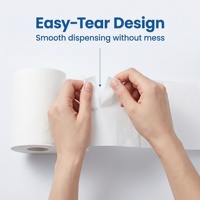 Toilettenpapier, weich, hautfreundlich, 3-lagig, verdickt, fusselfrei, Badezimmer-Tissue-Rollen, Toilettenpapier